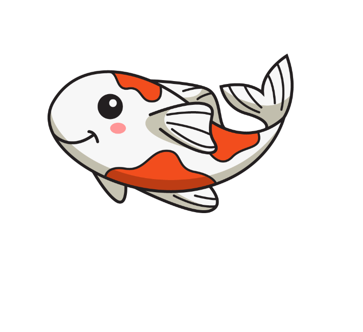 How to Draw a Koi Fish