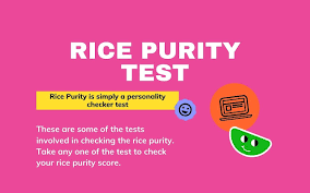 What does a rice purity score of 72 mean?