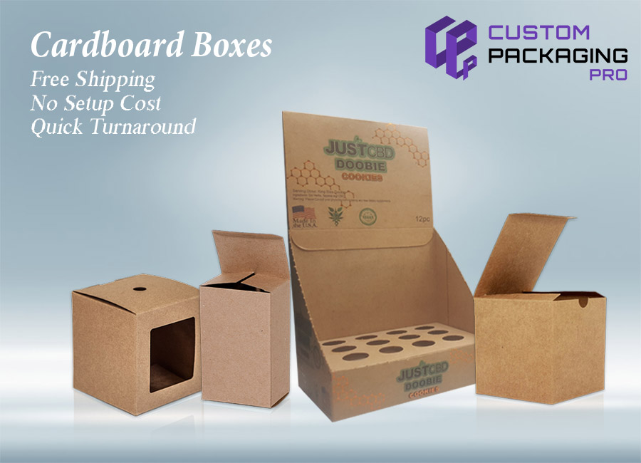 cardboard boxes, mylar bags