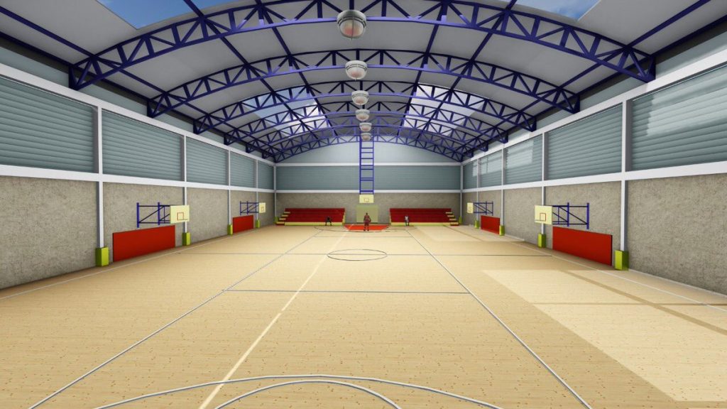 dimensions of basketball court