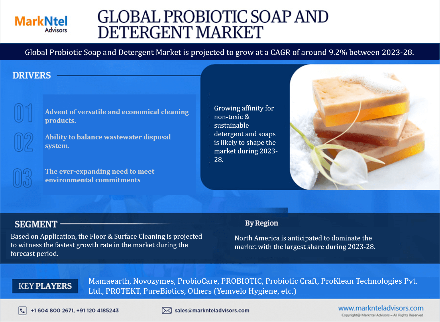 Probiotic Soaps & Detergents Market Size, Share, Growth and increasing demand